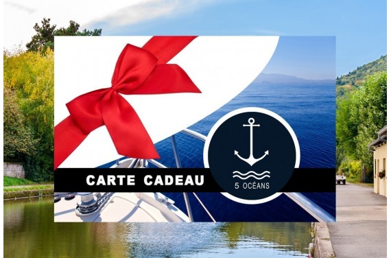 Permis fluvial - Carte cadeau à imprimer 239€ (Jusqu'au 30/04/2025 - au lieu de 350€ - Places limitées)