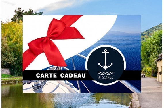 Permis fluvial - Carte cadeau à imprimer 229€ (Au lieu de 350€ - JUSQU'AU 30/04/2024 - Places limitées)