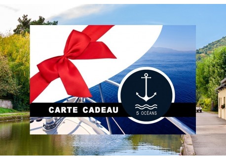 Permis fluvial - Carte cadeau à imprimer 239€ (Jusqu'au 15/05/2025 - au lieu de 350€ - Places limitées)