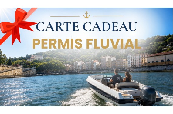 Permis fluvial - Carte cadeau à imprimer 239€ (Places limitées)