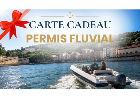 Permis fluvial - Carte cadeau à imprimer 239€ (Places limitées)